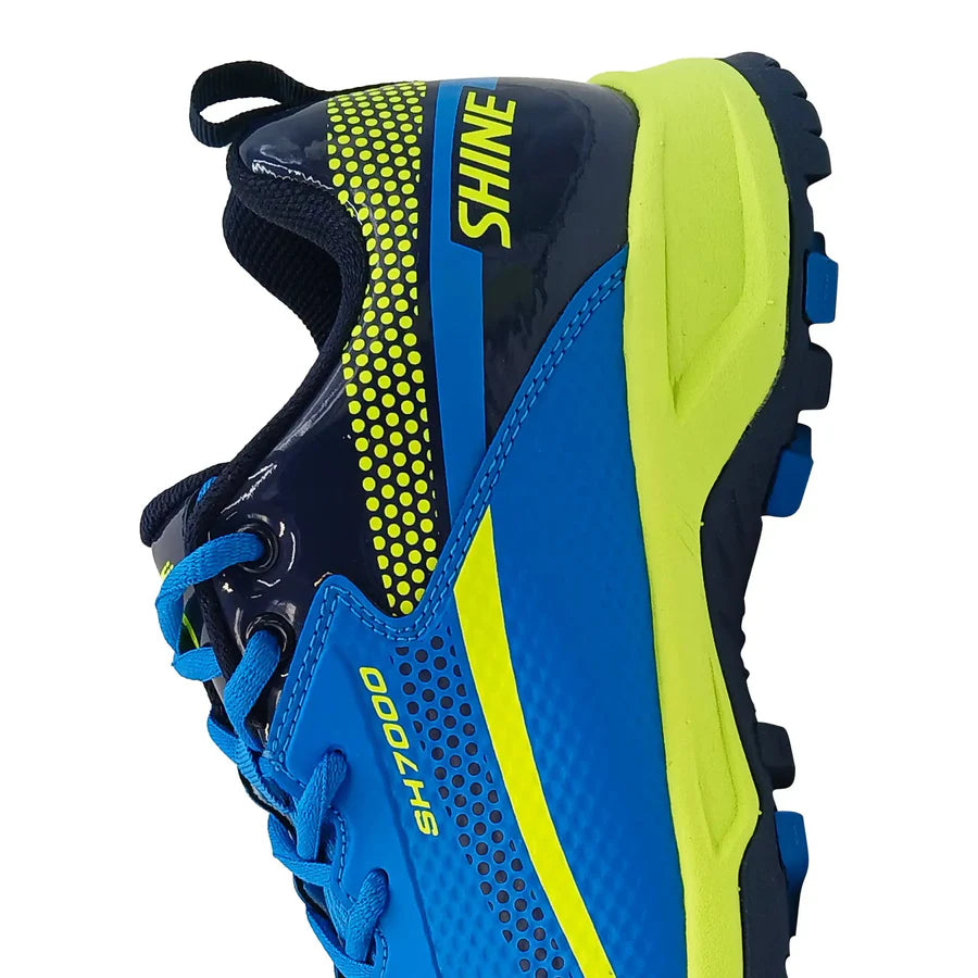 CHAUSSURES DE CRICKET SHINE NOUVELLE ÉDITION (BLEU ET MARINE)