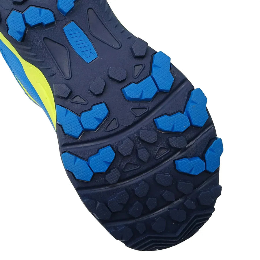 CHAUSSURES DE CRICKET SHINE NOUVELLE ÉDITION (BLEU ET MARINE)
