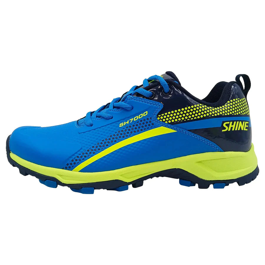 CHAUSSURES DE CRICKET SHINE NOUVELLE ÉDITION (BLEU ET MARINE)