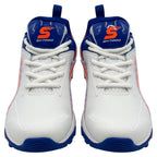Shine New Edition Cricket Shoes (Orange & Blue)
