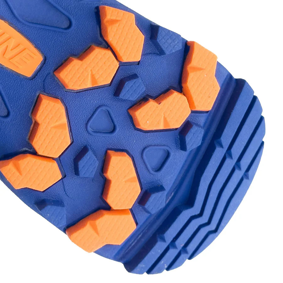 Shine New Edition Cricket Shoes (Orange & Blue)