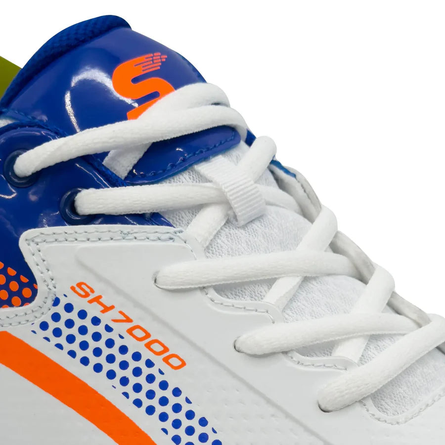 Shine New Edition Cricket Shoes (Orange & Blue)
