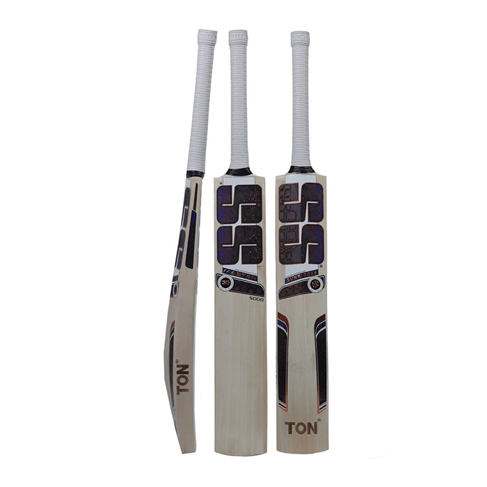 SS Master 5000 English Willow Cricket Bat front face at 1140g