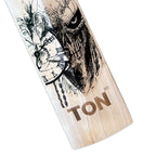 Back view of the SS Devils Green English Willow Cricket Bat showcasing the smooth, blemish-free air-dried wood finish.