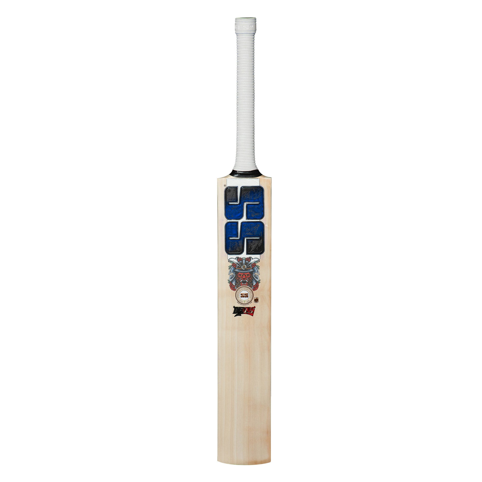 Embossed chrome sticker detail on SS Devils Blue bat at 1170g