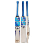 SS Premium English Willow Cricket Bat with thick edges and mid sweet spot for power hitters.