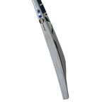 Bottom angle highlighting the thick toe and pronounced mid-to-low swell on the SS Sky 360 Junior English Willow Bat.