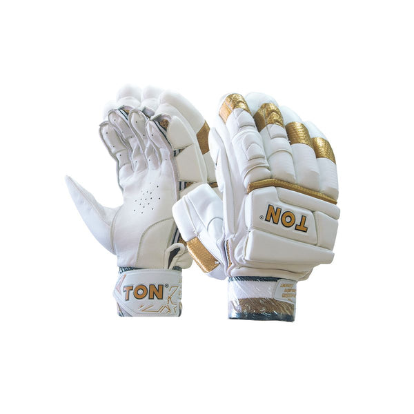 SS Ton Gold Edition Cricket Batting Gloves