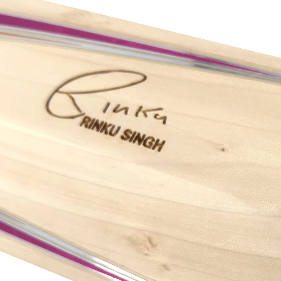 SS TON Player 3000 premium cricket bat angled view highlighting the 3D embossed Sunridges decals.