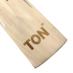 Multi-piece cane handle detail on the heavy-profile SS TON Player 3000 bat for maximum shock absorption.