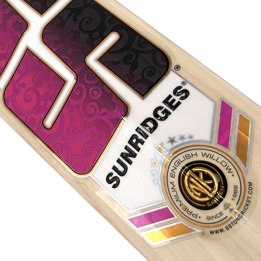 Back view of the SS TON Player 3000 showing the deep spine design and massive concave profile.