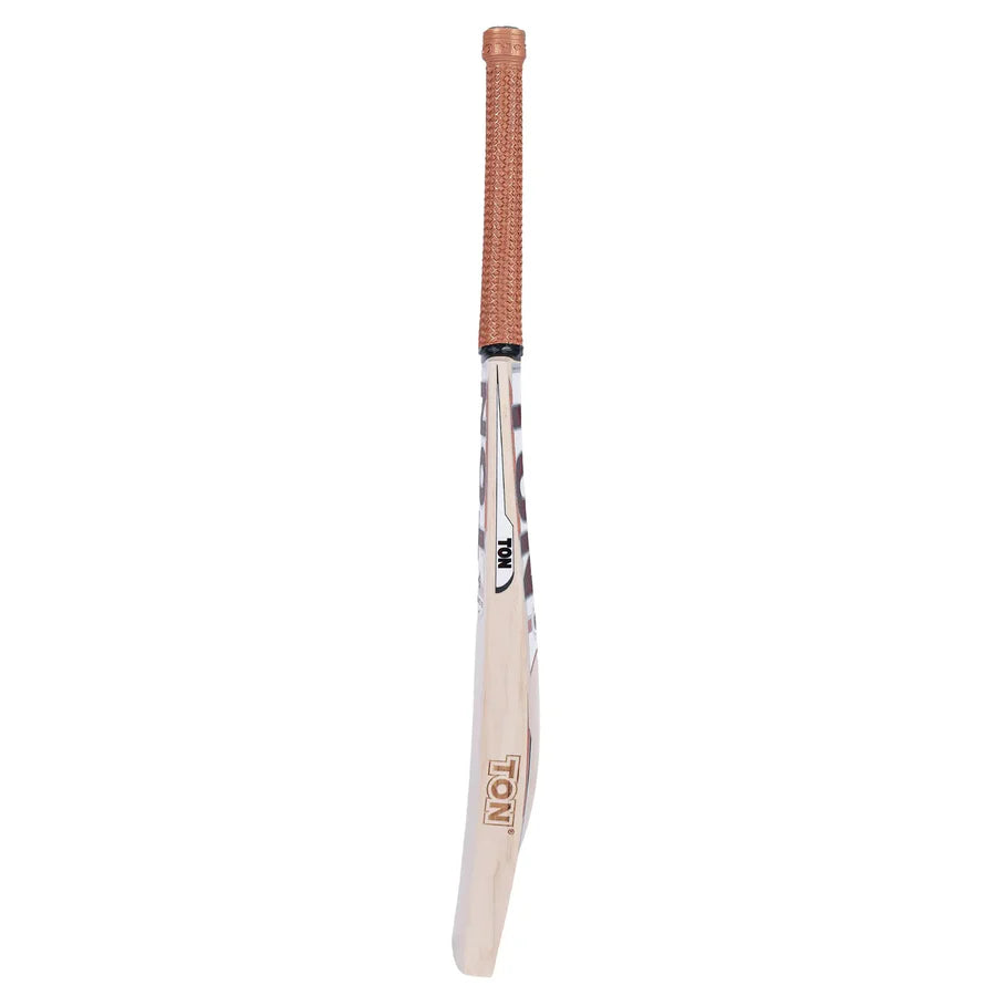 Close up of SS Ton Gutsy bat handle with high quality shock absorbing grip.