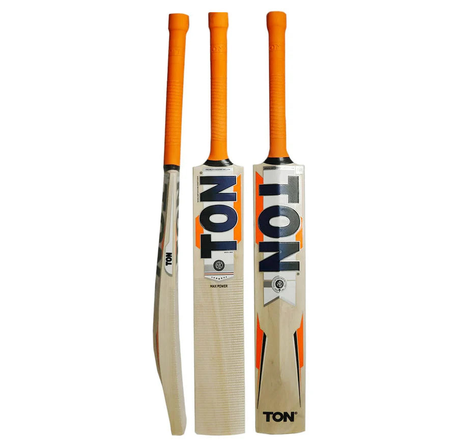 SS Ton Max Power Kashmir Willow Cricket Bat front view