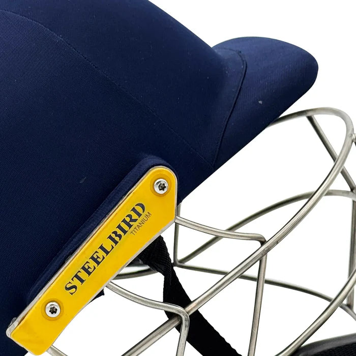 Steelbird Hitz Titanium Grill Premium Cricket Helmet
