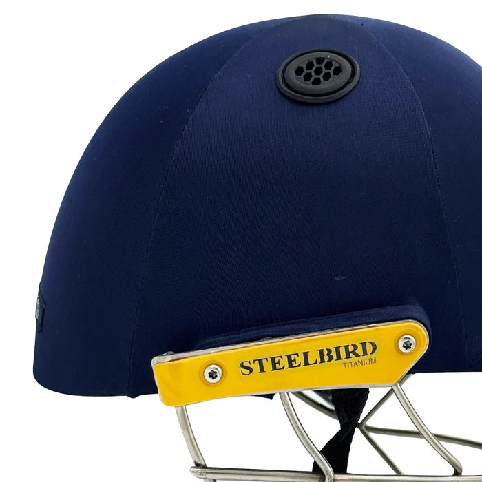 Steelbird Hitz Titanium Grill Premium Cricket Helmet