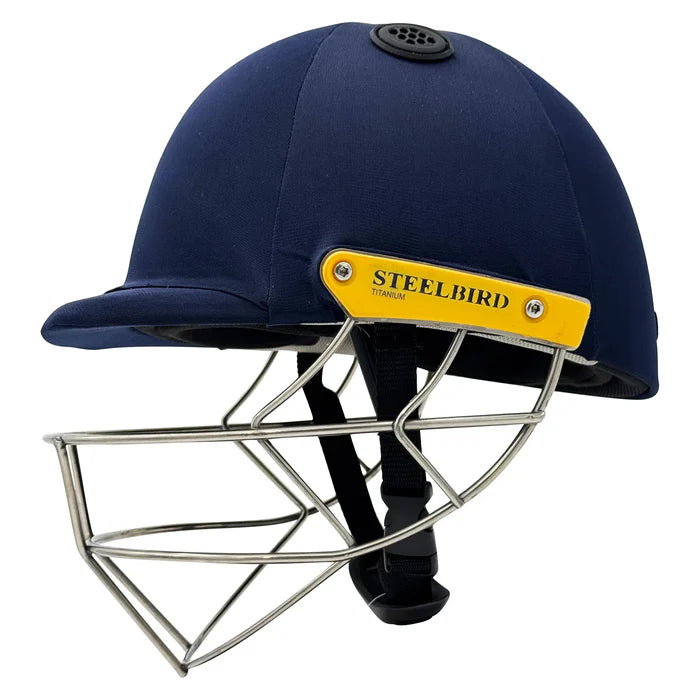 Steelbird Hitz Titanium Grill Premium Cricket Helmet