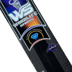 Close-up of WS Woodlife Sports Diamond Edition approved sticker and textured face finish