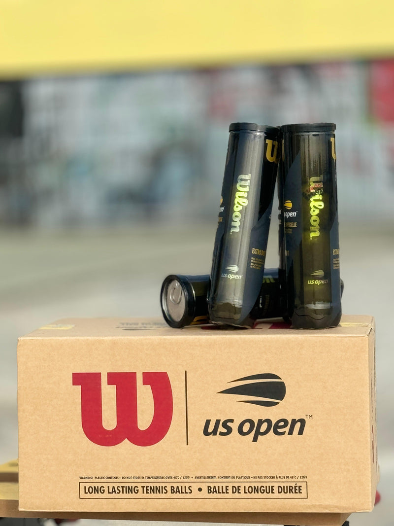 Wilson Tennis Us Open Ball (pack of 4 balls)( Tape ball)