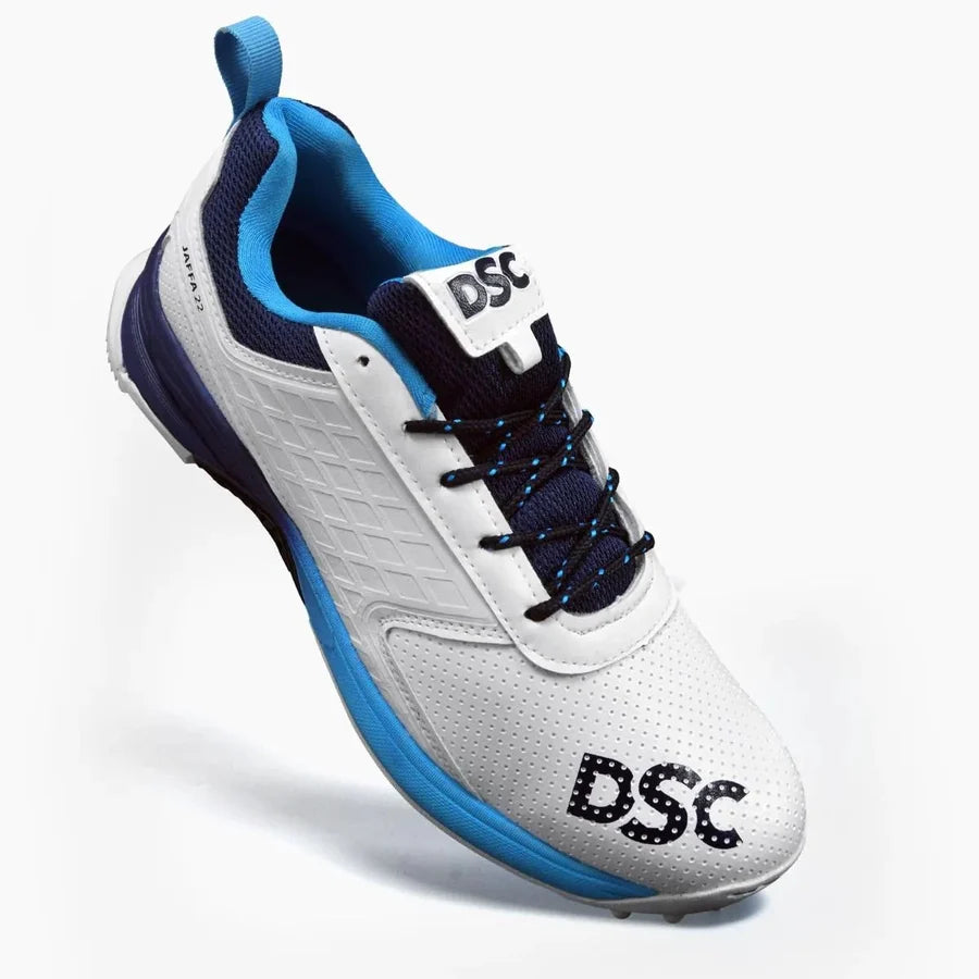 DSC Jaffa 22 Cricket Shoes White / Navy