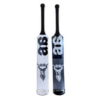 Side view of AA Victory tape ball bat showing thick edges