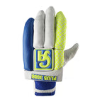 Close-up of the premium sheepskin leather palm layout on the CA Plus 3000 Batting Gloves ensuring a durable grip.