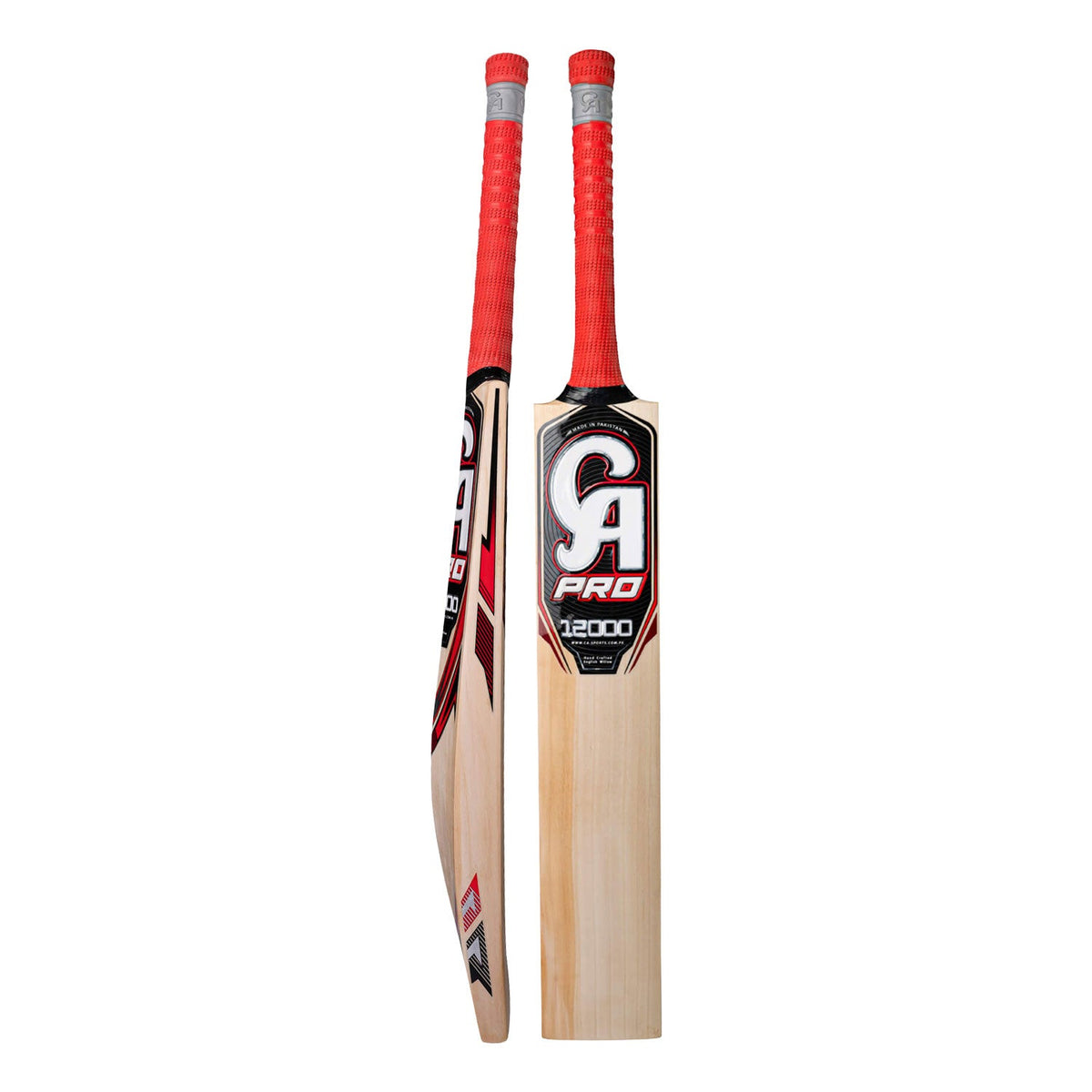 CA PRO 12000 English Willow Cricket Bat front profile