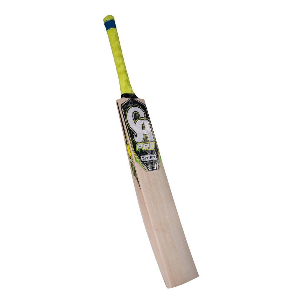 3D inscribed stickers on the CA Pro 5000 bat - premium cricket equipment Germany

