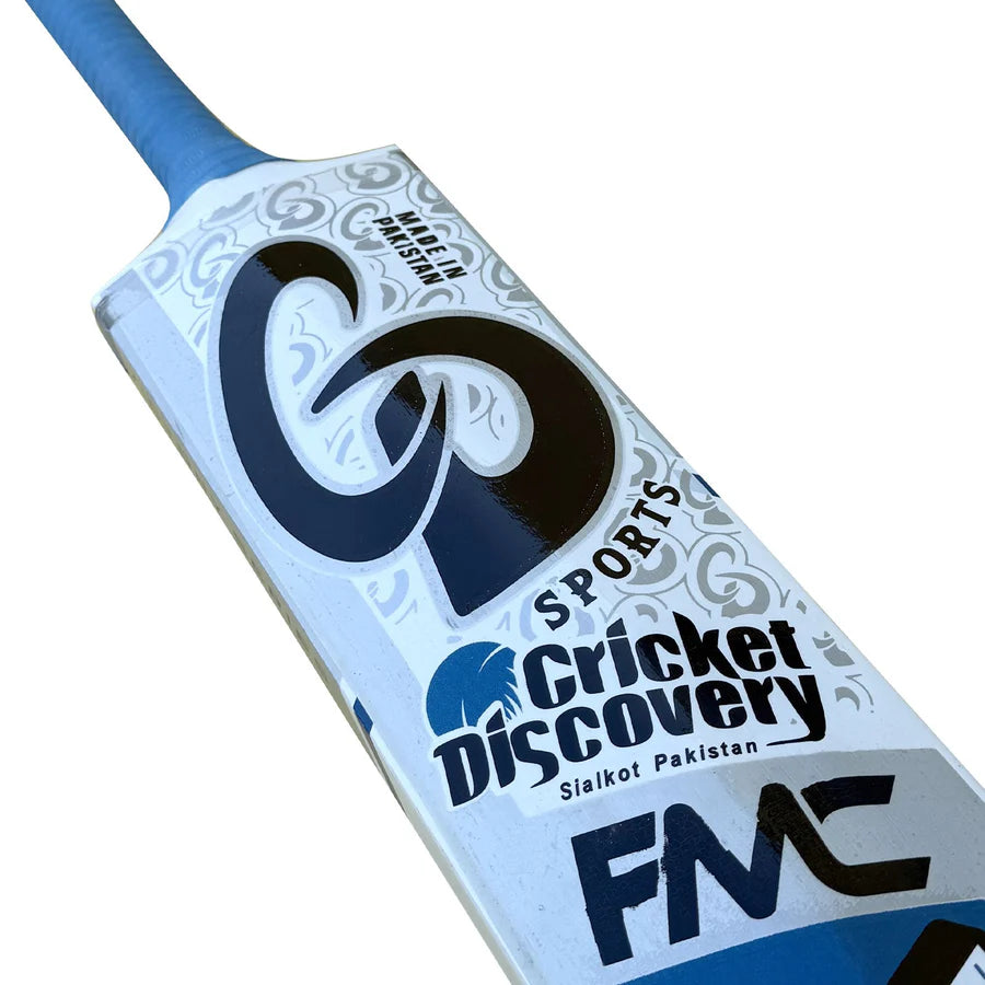 Clean display of the pristine, unblemished wood finish on a brand new CD & WS FMC Victory Tape Ball Bat.
