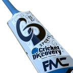 Clean display of the pristine, unblemished wood finish on a brand new CD & WS FMC Victory Tape Ball Bat.