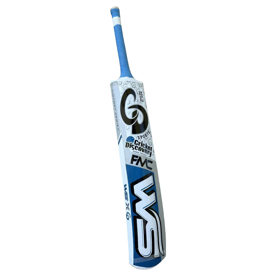 Close-up of the thick power edges on the CD & WS FMC Victory Tape Ball Bat face displaying clean finish.