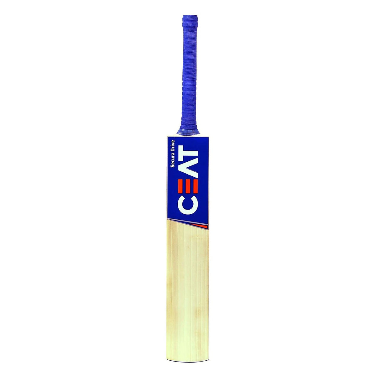 CEAT Secura Drive bat presented with its protective batting cover included.