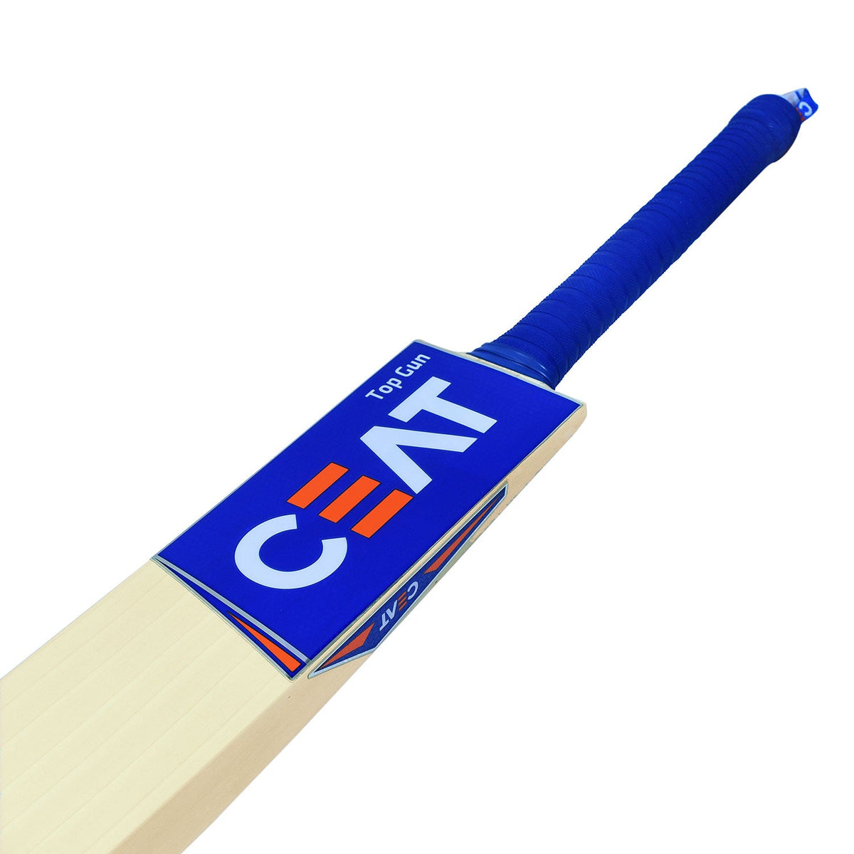 Big edges and curved blade of the CEAT Top Gun bat