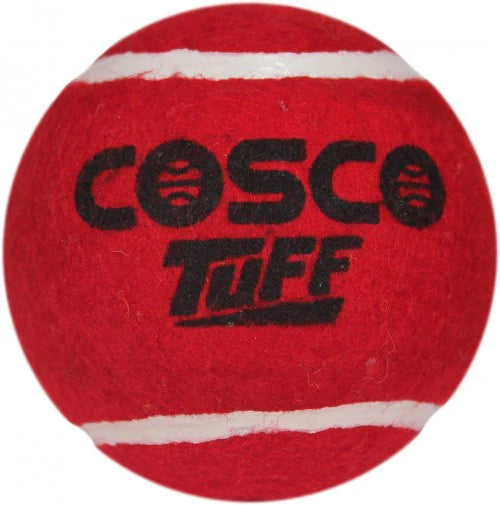 Cosco Tuff Cricket Heavy tennis Ball Red (6 Balls Pack) – view 3