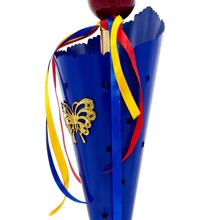 Crown's Blue And Gold Butterfly Streak Cricket Trophy – view 7