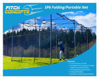 Dimension Sports Pitch Concept Sp6 Folding Portable Batting Net Cricket Training Equipment – yes