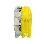 DS 1.0 Yellow Batting Pads Adult Ambi Cricket Batting Equipment