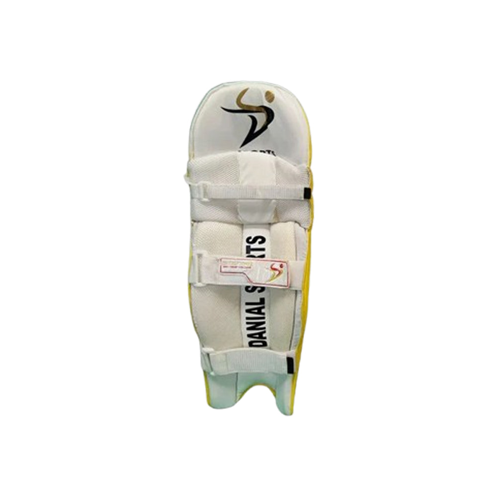 DS 1.0 Yellow Batting Pads Youth Ambi Cricket Batting Equipment – view 4