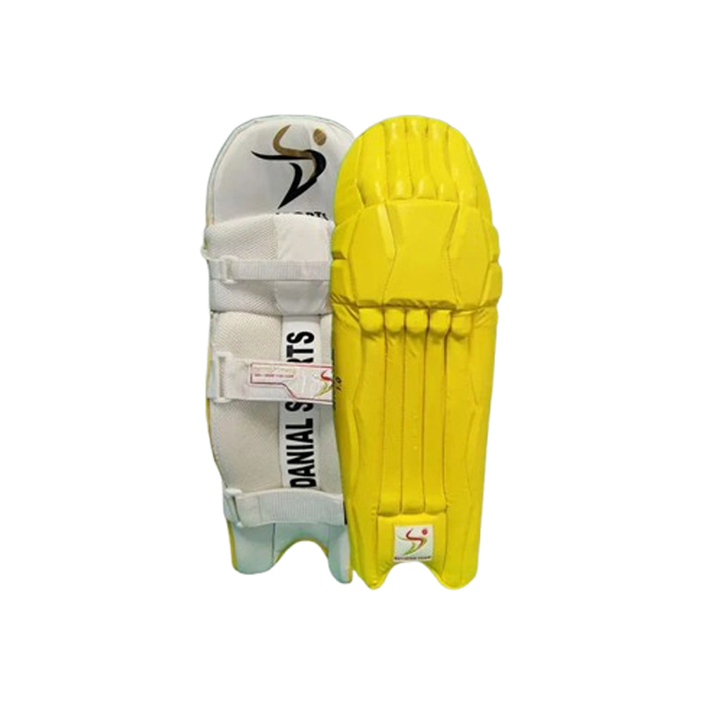 DS 1.0 Yellow Batting Pads Youth Ambi Cricket Batting Equipment – view 5