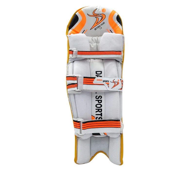 DS 1.0 Yellow Cricket Batting Pads Adult – view 2