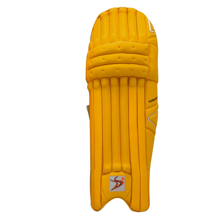 DS 1.0 Yellow Cricket Batting Pads Adult – view 3