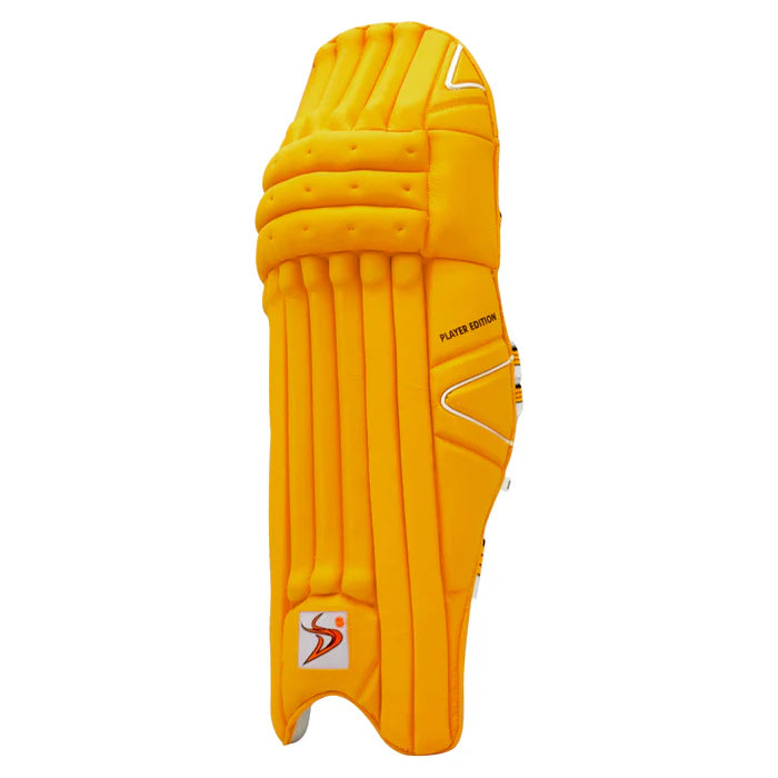 DS 1.0 Yellow Cricket Batting Pads Adult – view 4
