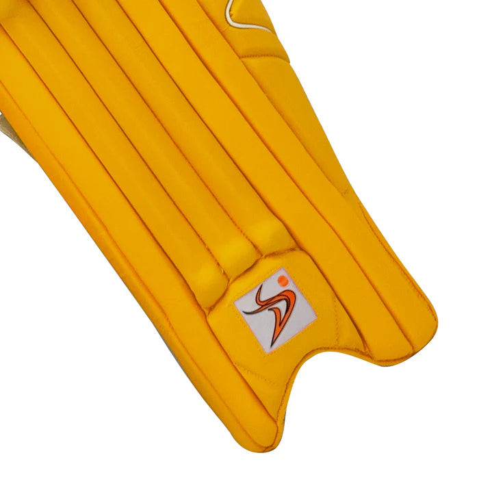 DS 1.0 Yellow Cricket Batting Pads Adult – view 5