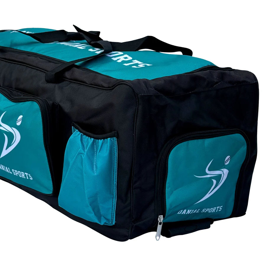 DS 1.1 Player Edition Wheelie Cricket Bag BLK/GREEN – view 6