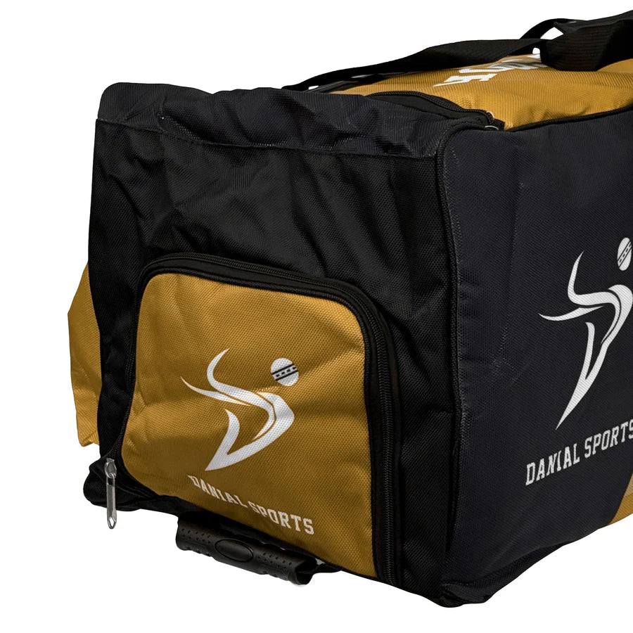 DS 1.1 Player Edition Wheelie Cricket Bag YLW/BLK – view 7