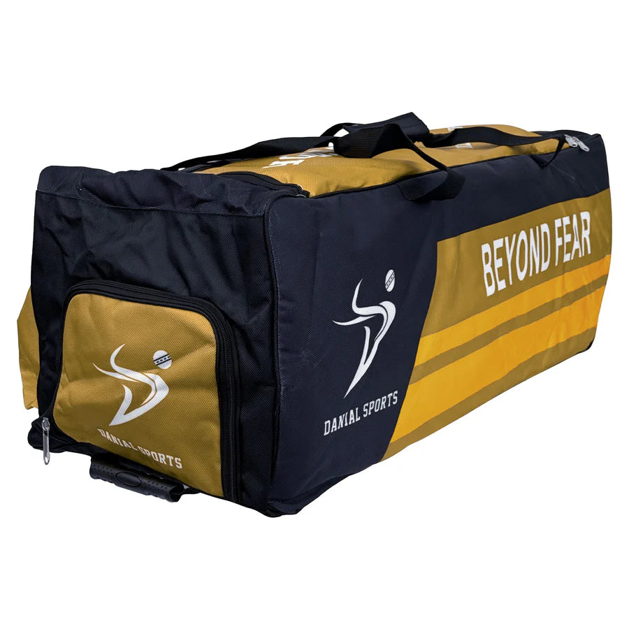 DS 1.1 Player Edition Wheelie Cricket Bag YLW/BLK – view 9