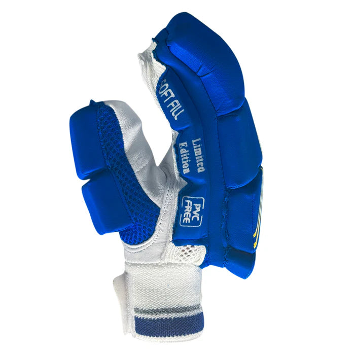 DS 1.3 Batting Gloves Blue Cricket Batting Equipment – view 3