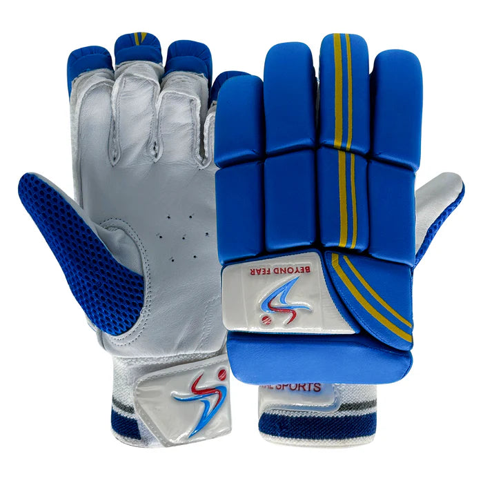 DS 1.3 Batting Gloves Blue Cricket Batting Equipment