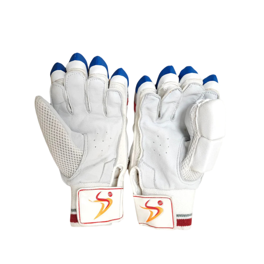 Ds Batting Gloves Youth (red /silver/blue) Cricket Batting Equipment – view 2
