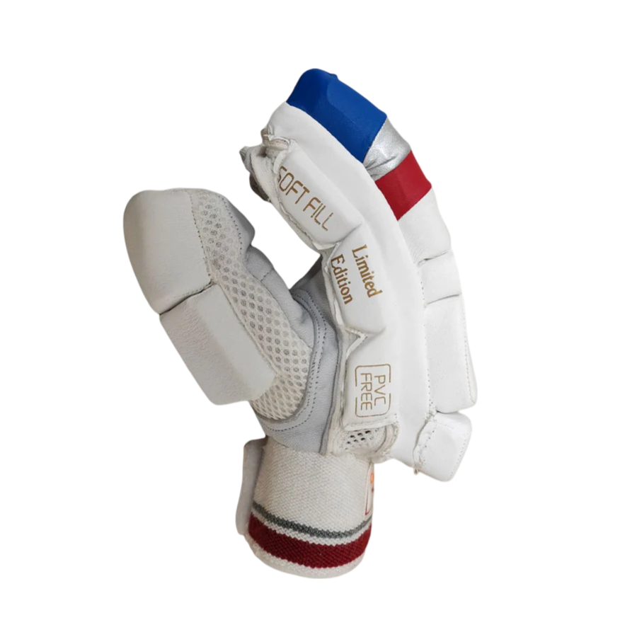 Ds Batting Gloves Youth (red /silver/blue) Cricket Batting Equipment – view 3