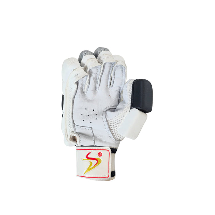 Ds BLK/SLV Cricket Batting Gloves – view 3